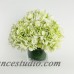 RG Style Artificial Silk Hydrangea Floral Arrangements in Decorative Vase RGST1048